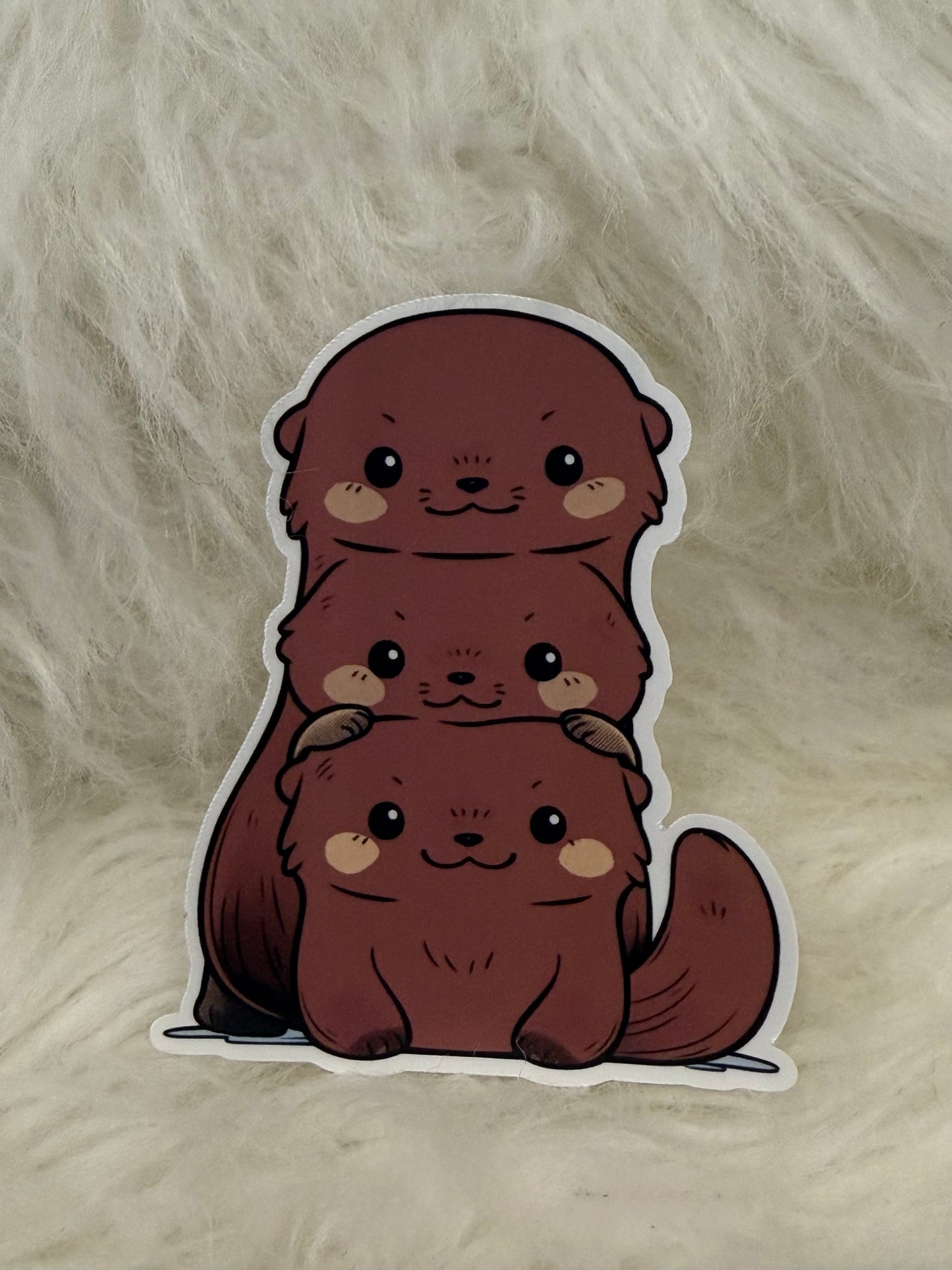 Otter Stack Sticker