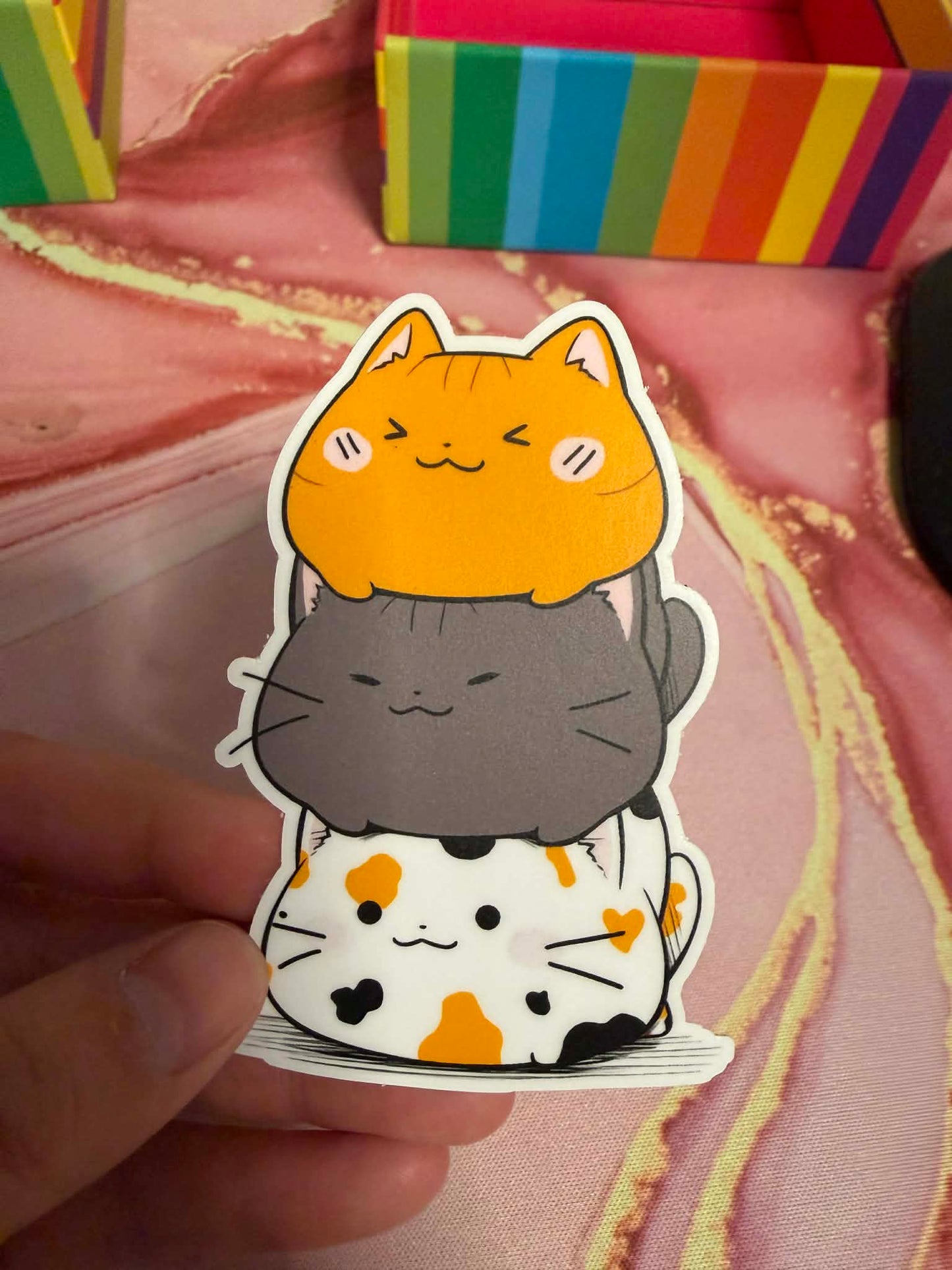 Cat Stack Sticker
