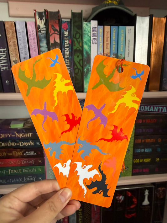 Fourth Wing Inspired Bookmark