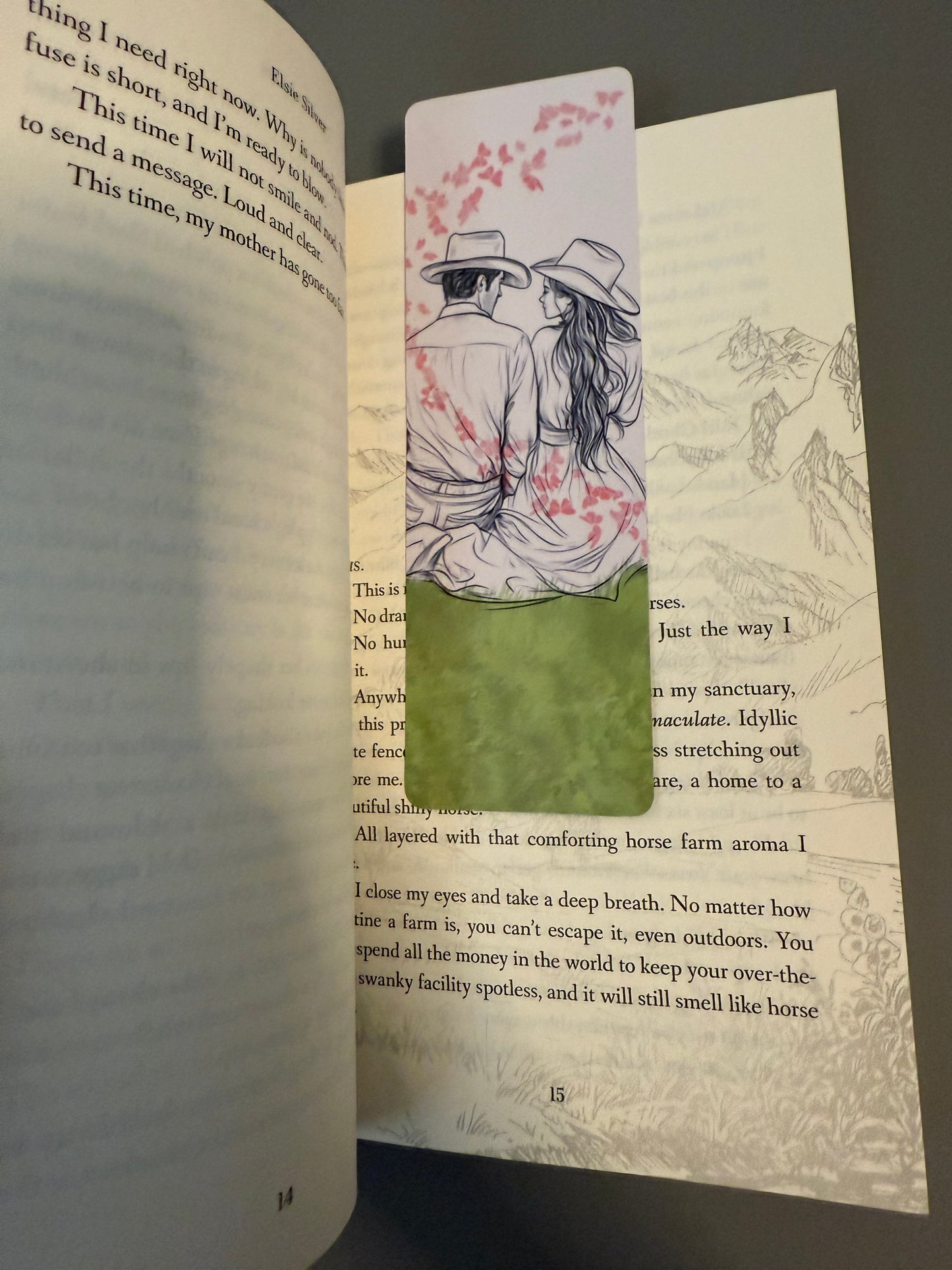 Cowboy Romance Bookmark