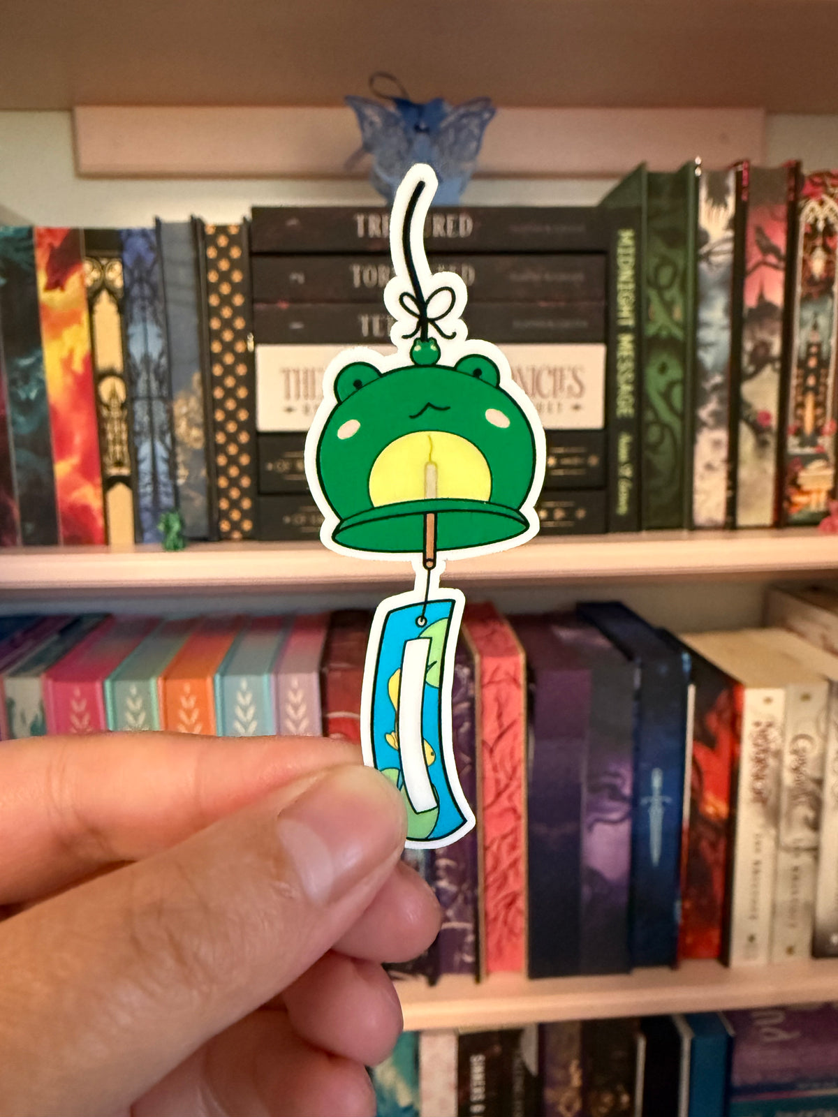 Frog Wind Chime Sticker