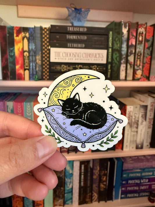 Magical Sleeping Cat Sticker