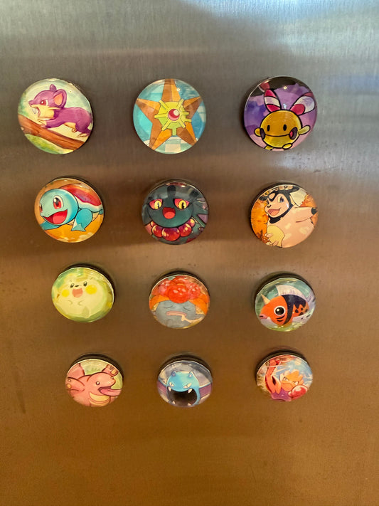 Assorted Pokemon Magnets