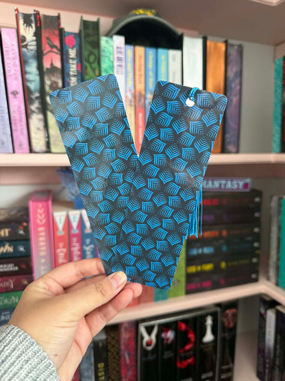 Blue Geo Bookmark