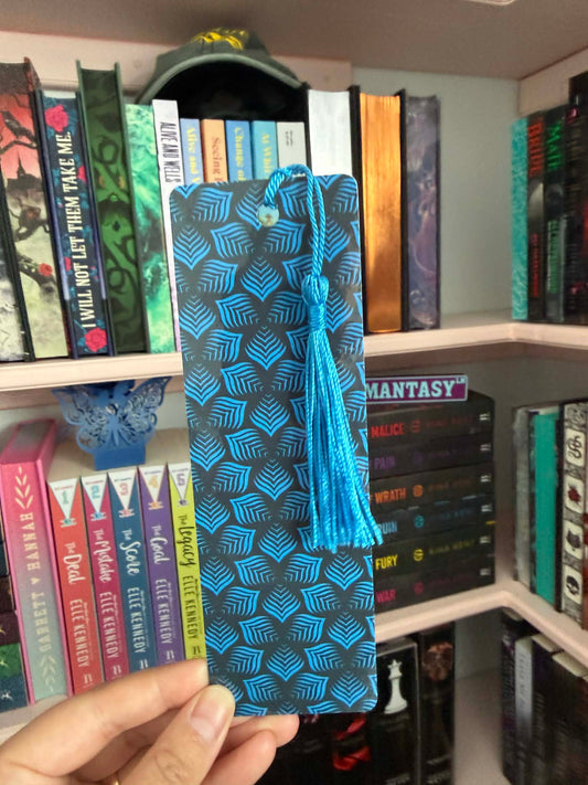 Blue Geo Bookmark