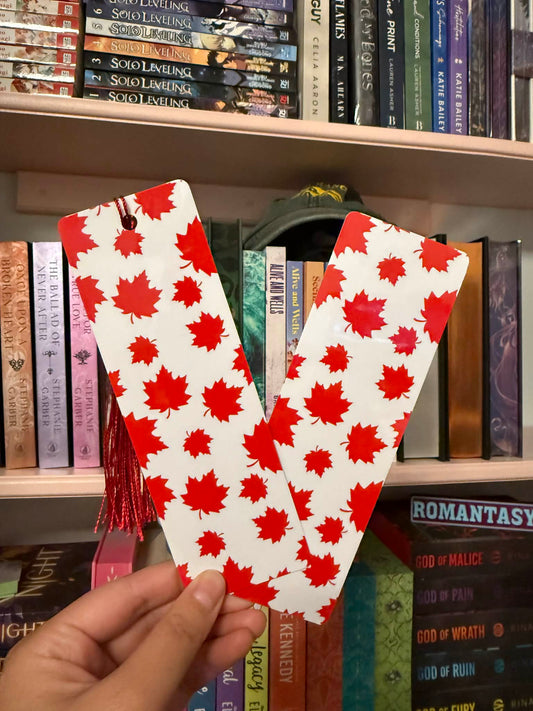 Canadian Maple Leaf Bookmark
