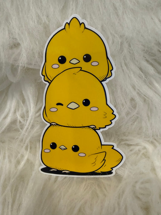 Baby Chick Stack Sticker