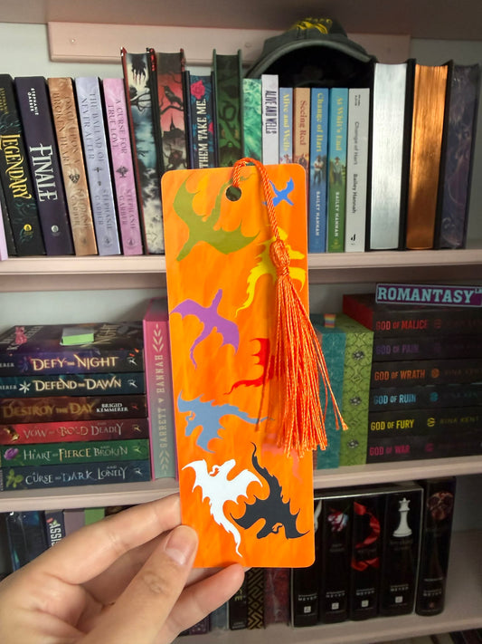 Fourth Wing Inspired Bookmark