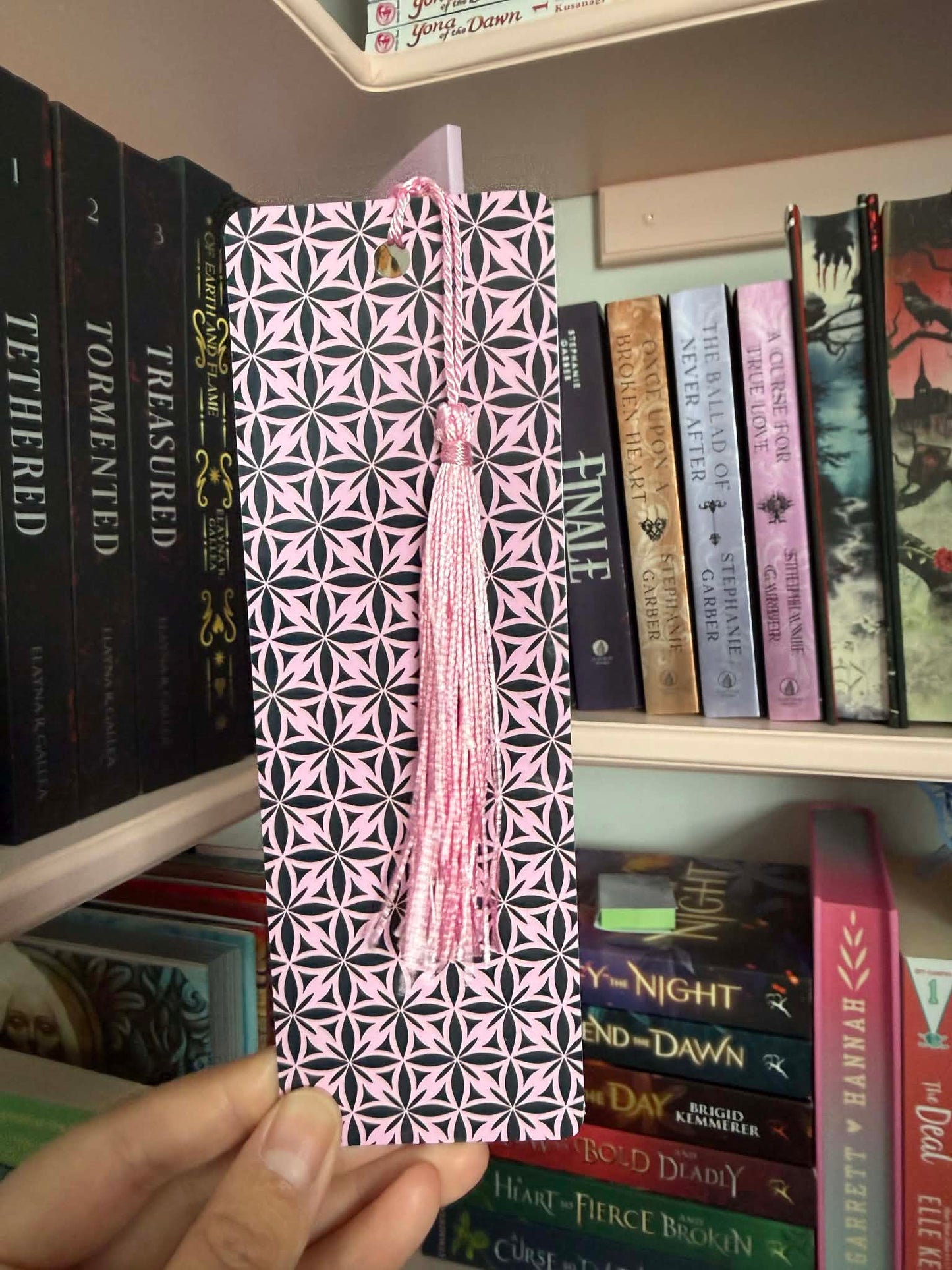 Pink Geo Bookmark